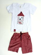 Conjunto Infantil Menino Verão Muleka Sapeka - Ref 2747 Conjunto Infantil Menino Verão Muleka Sapeka - Ref 2747