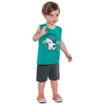 Conjunto Infantil Menino Verão Regata e Bermuda Kyly 1000356 Conjunto Infantil Menino Verão Regata e Bermuda Kyly 1000356