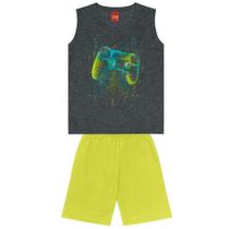 Conjunto Infantil Menino Verão Regata e Bermuda Kyly 1000379 Conjunto Infantil Menino Verão Regata e Bermuda Kyly 1000379