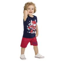 Conjunto Infantil Menino Verão Regata e Bermuda Kyly 1000578
