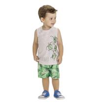 Conjunto Infantil Menino Verão Regata e Bermuda Kyly 1000580