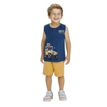 Conjunto Infantil Menino Verão Regata e Bermuda Kyly 1000596