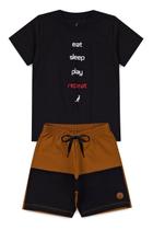 Conjunto Infantil Menino Verão Repeat Kangulu Conjunto Infantil Menino Verão Repeat Kangulu