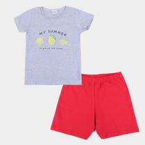 Conjunto Infantil Mia Kids Summer Feminino