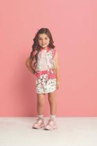 Conjunto Infantil Milli&nina Flores do Campo