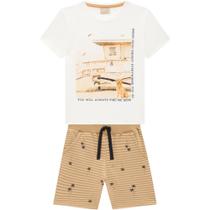 Conjunto Infantil Milon Menino Camiseta E Bermuda - Galpão