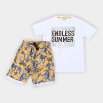 Conjunto Infantil Milon Summer Folhagens Masculino