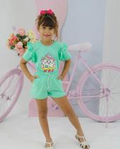 Conjunto Infantil Mimados Super Girl Feminino