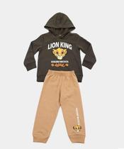 Conjunto Infantil Moletinho Rei Leão Tam 1 a 3 Verde-42043