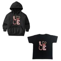 Conjunto Infantil Moletom E Blusa Moda Rodeio Boiadeira Roupa Infantil Inverno