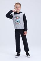 Conjunto Infantil Moletom Felpado Storks Masculino Inverno