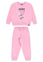 Conjunto Infantil Moletom Glitter Bee Loop Conjunto Infantil Moletom Glitter Bee Loop
