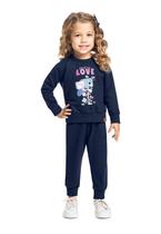Conjunto Infantil Moletom Glitter Bee Loop