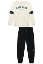 Conjunto Infantil Moletom Menino Blusão/Calça Jogger Luc.boo Conjunto Infantil Moletom Menino Blusão/Calça Jogger Luc.boo