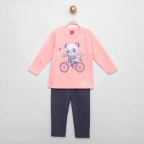 Conjunto Infantil Moletom Peluciado Kyly Estampado Menina Conjunto Infantil Moletom Peluciado Kyly Estampado Menina