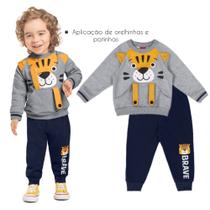 Conjunto Infantil Moletom Pelúciado Masculino Kyly Conjunto Infantil Moletom Pelúciado Masculino Kyly