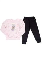 Conjunto Infantil Moletom Rosa Have Fun Conjunto Infantil Moletom Rosa Have Fun
