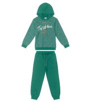 Conjunto Infantil Moletom Stripe Trick Nick Verde