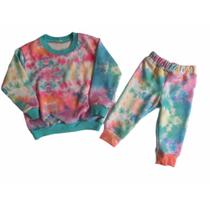 Conjunto Infantil Moletom Tie Dye Fit and fly