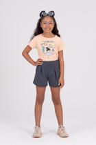 Conjunto Infantil My Daisy Day Salmão Conjunto Infantil My Daisy Day Salmão