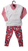 Conjunto Infantil n. 04 Menina Inverno Big Day/Upa Loo/Abrange/Alenice