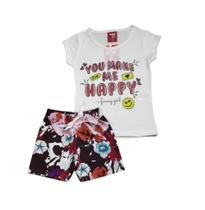 Conjunto Infantil N.10 Menina Verão Benetex/Soletex/Glace/Mia Kids/TK