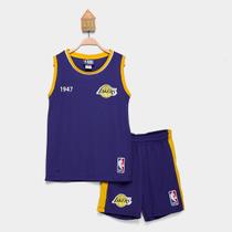 Conjunto Infantil NBA Los Angeles Lakers Braziline Conjunto Infantil NBA Los Angeles Lakers Braziline