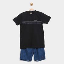 Conjunto Infantil Nicoboco Camiseta e Shorts Pelt Menino
