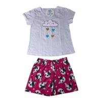 Conjunto Infantil Nuvem Branca Ralakids Tam.6