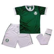 Conjunto Infantil Palmeiras Camisa Shorts Meia Oficial