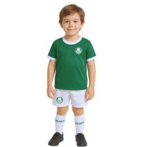Conjunto Infantil Palmeiras Uniforme Artilheiro 3 Pçs Conjunto Infantil Palmeiras Uniforme Artilheiro 3 Pçs
