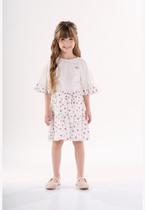 Conjunto Infantil para Menina com Bata e Saia Up Baby