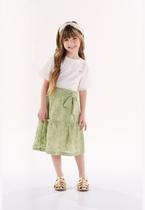 Conjunto Infantil para Menina com Blusa e Saia Up Baby