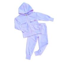 Conjunto Infantil para Meninas Jaqueta e Calça em Moletom - Up Baby Conjunto Infantil para Meninas Jaqueta e Calça em Moletom - Up Baby