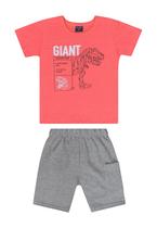 Conjunto Infantil para Menino com Camiseta e Bermuda Guloseima
