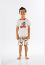 Conjunto Infantil para Menino Natalino em Suedine Up Baby