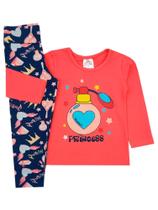 Conjunto Infantil perfume Coral Cotton - Arrumadinhos Kids