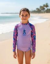 Conjunto Infantil Piscina Praia UV50 Stitch Conjunto Infantil Piscina Praia UV50 Stitch