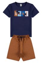 Conjunto Infantil Play The Game Marinho Conjunto Infantil Play The Game Marinho