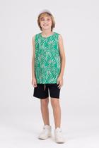 Conjunto Infantil Poliplex Folhas Verde Conjunto Infantil Poliplex Folhas Verde