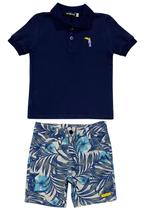 Conjunto Infantil Polo + Bermuda Ser Garoto 6431