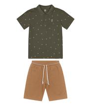 Conjunto infantil polo com bermuda 1019843 Conjunto infantil polo com bermuda 1019843