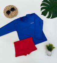 Conjunto Infantil Praia - blusa proteção uv fator solar tam 2 ao 8 Conjunto Infantil Praia - blusa proteção uv fator solar tam 2 ao 8