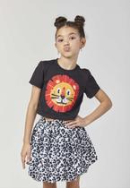 Conjunto Infantil Preto Estampado Menina Mylu Conjunto Infantil Preto Estampado Menina Mylu