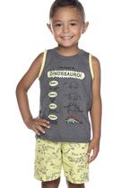 Conjunto Infantil Regata Amarelo Have Fun Conjunto Infantil Regata Amarelo Have Fun