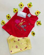 Conjunto infantil regata bebê menina M