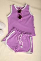 Conjunto Infantil Regata e Bermuda Esportivo Conjunto Infantil Regata e Bermuda Esportivo