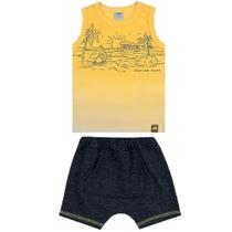 Conjunto infantil regata estampada marlan baby ref:40544 p/g