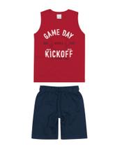 Conjunto infantil regata malwee kids menino 4-6-8