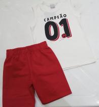 Conjunto infantil regata malwee kids menino 4-6-8